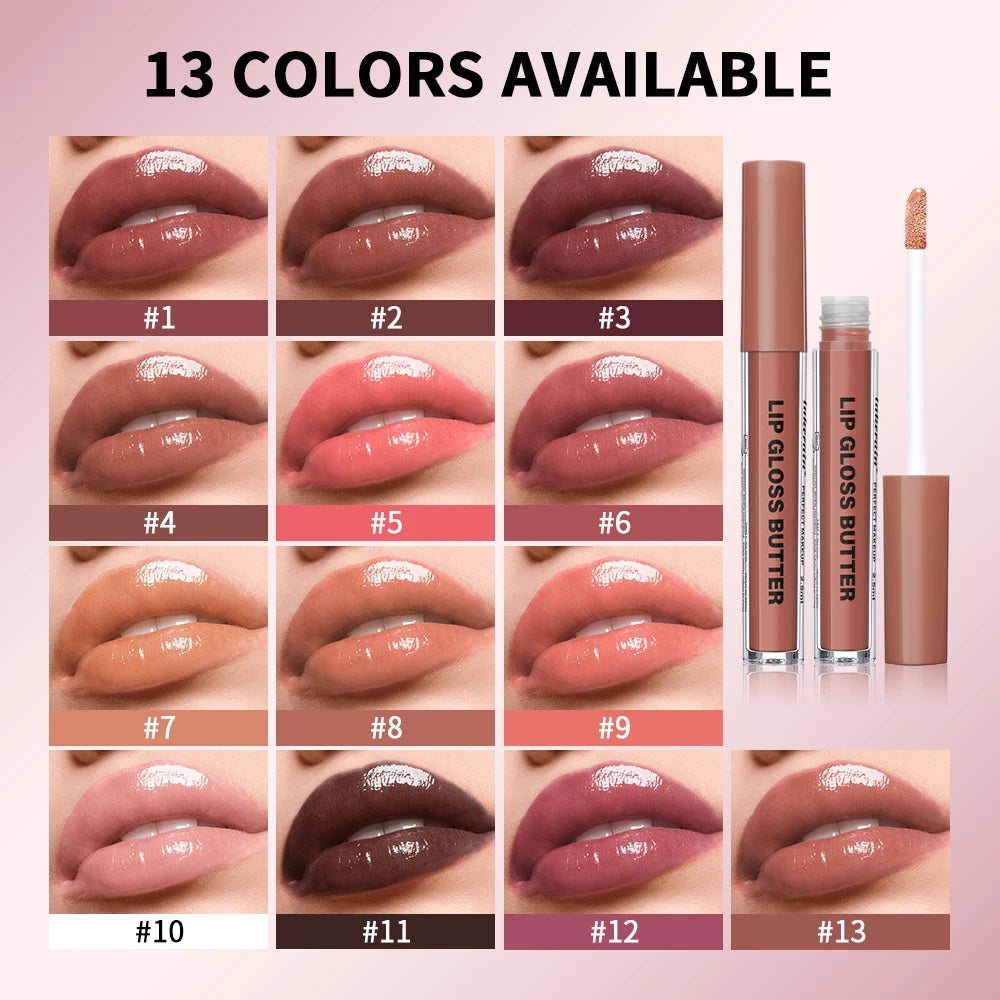 Lip Gloss Lip Stain Plumping Moisturizing Nourish Lubricating Various Colors Bright Lip Tint Long Lasting Lipgloss Cosmetics