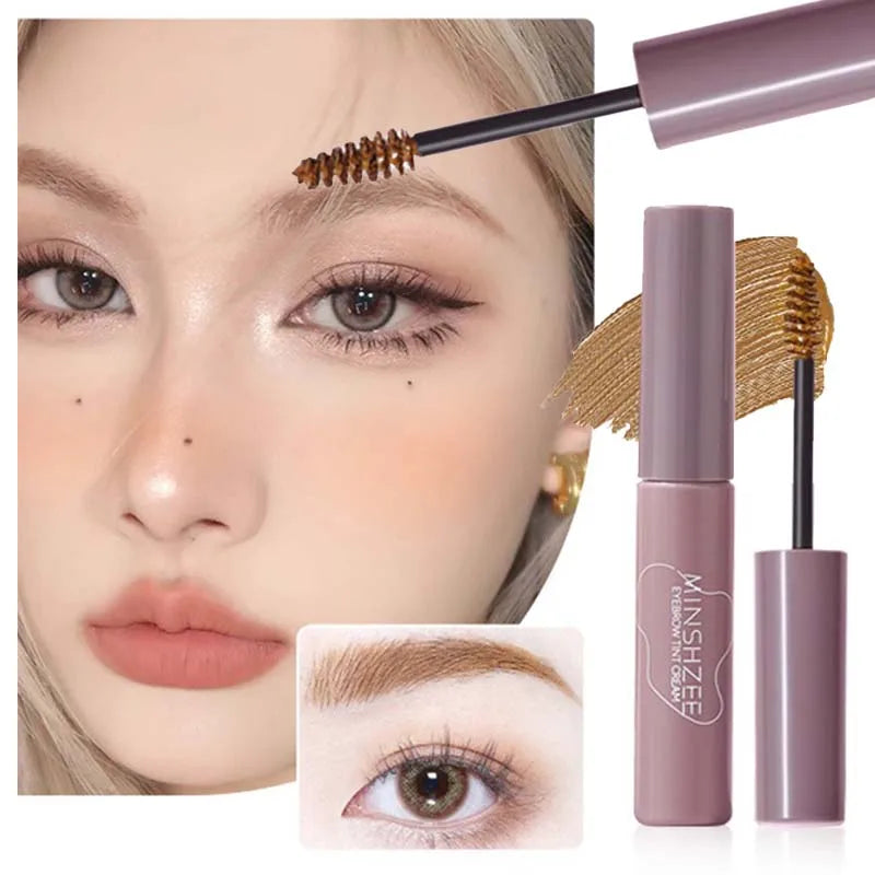 4 Colors Eyebrow Tint Waterproof Long Lasting Coffee Brown Color Eyebrow Gel Paint Eyebrow Tint Makeup Tool Brow Enhancer Cream