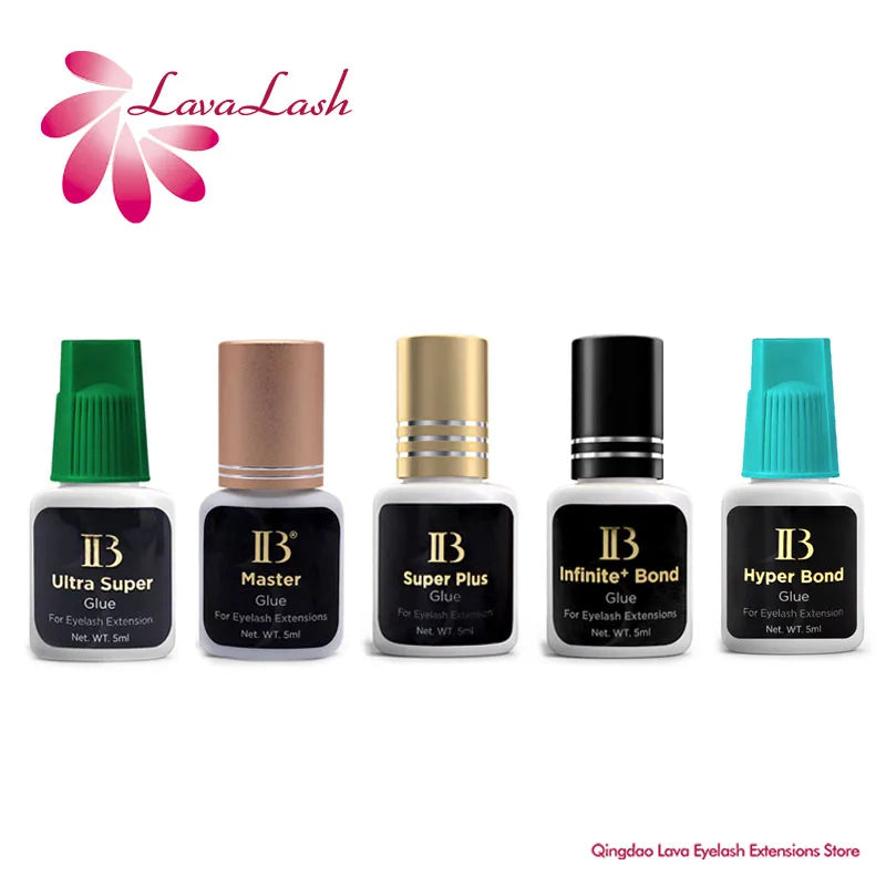 1 Bottle IBeauty Glue for Eyelash Extensions Korea IB Golden Wine Red Cap Glue False Lash Glue Makeup Tools Beauty Shop Supplies
