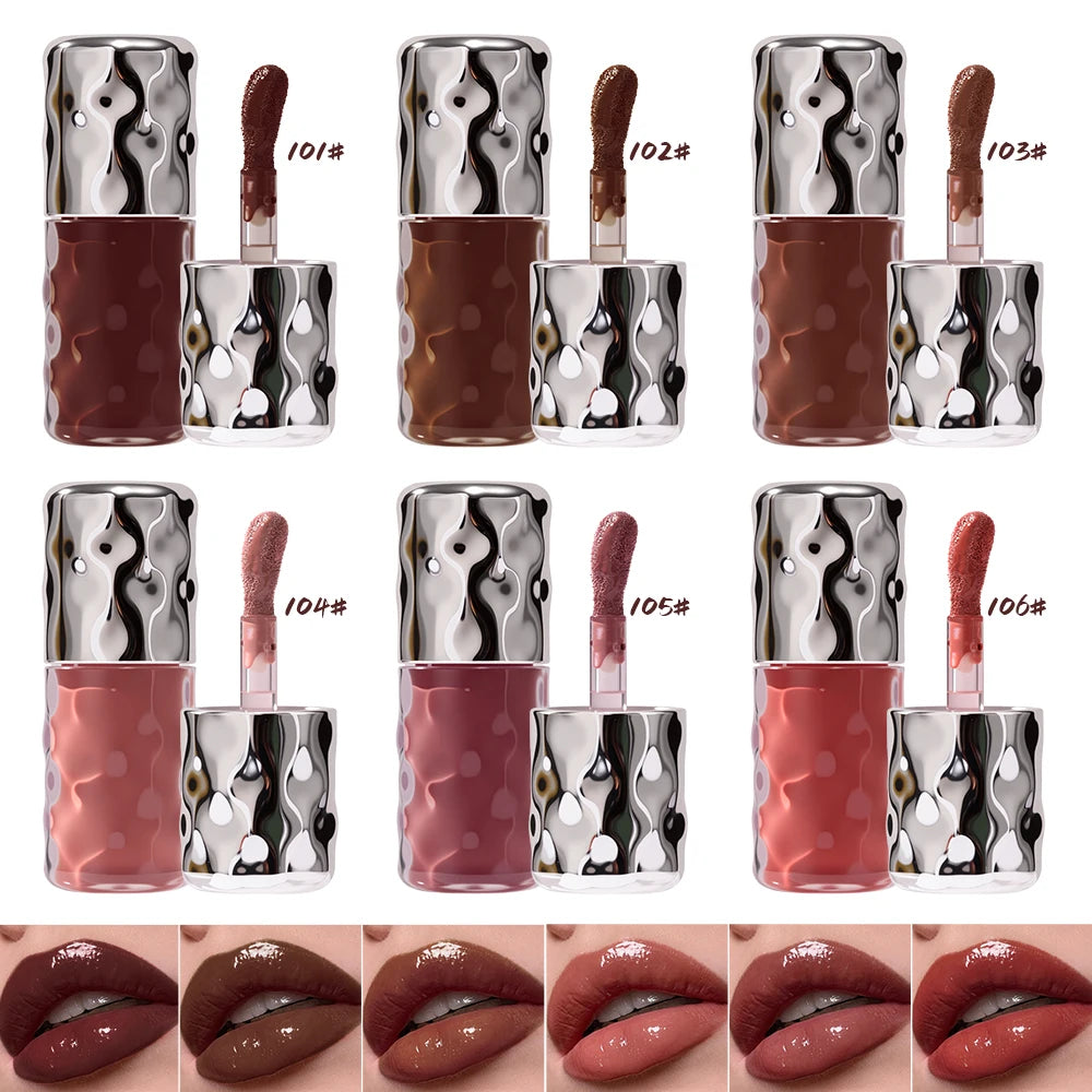 Beauty Glazed 6 ColorVolume Plumping Lip Gloss, Hydrating And Ultra-Moisturizing High Shine Glossy Lip Tint Fuller Your Lips