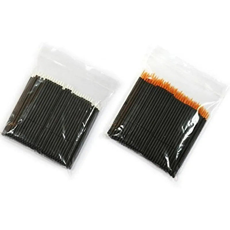 100pcs Professional Disposable Silicone Mascara Eyeliner Wands Applicator  Liner Brushes  Lip brush Makekup Tools  brushes