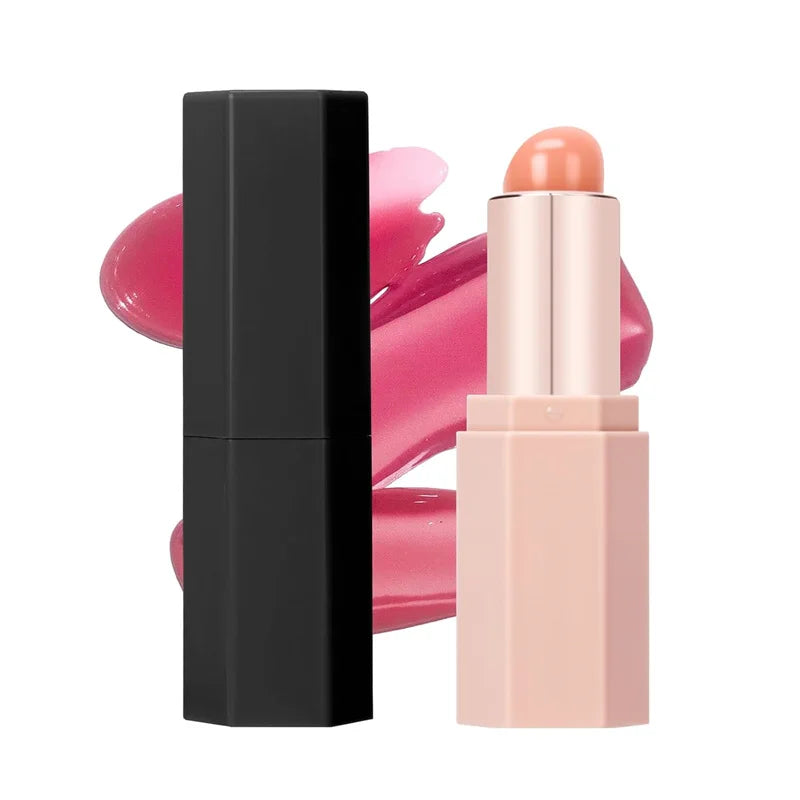 Silicone Lipstick Brush Multi-purpose Makeup Blending Lipstick Brush with Lid Retractable Lip Gloss Balm Concealer Makeup Brush