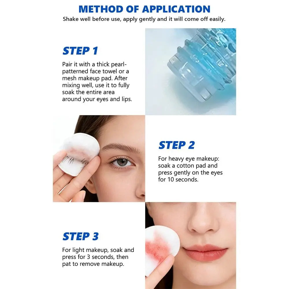 Non-Irritating Eye and Lip Makeup Remover Deeply Cleanses Soothing Skin Makeup Removal Oil Quickly Gently Cleansing Oil