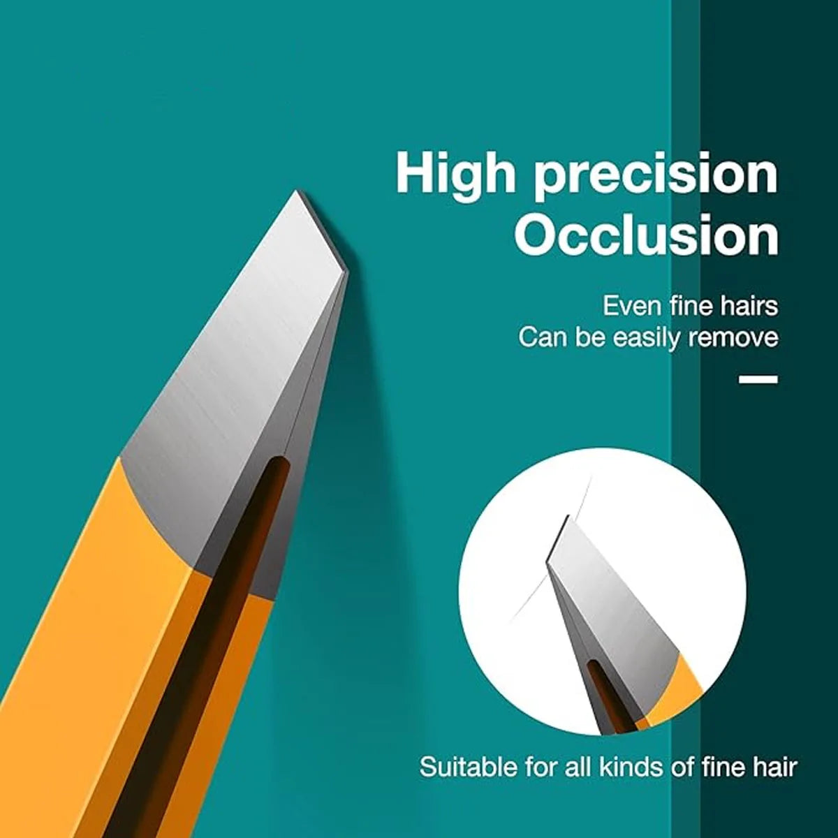 Precision And Durable Stainless Steel Eyebrow Tweezers Professional Trimming Tweezers Rust Proof And Anti-Static High-Quality