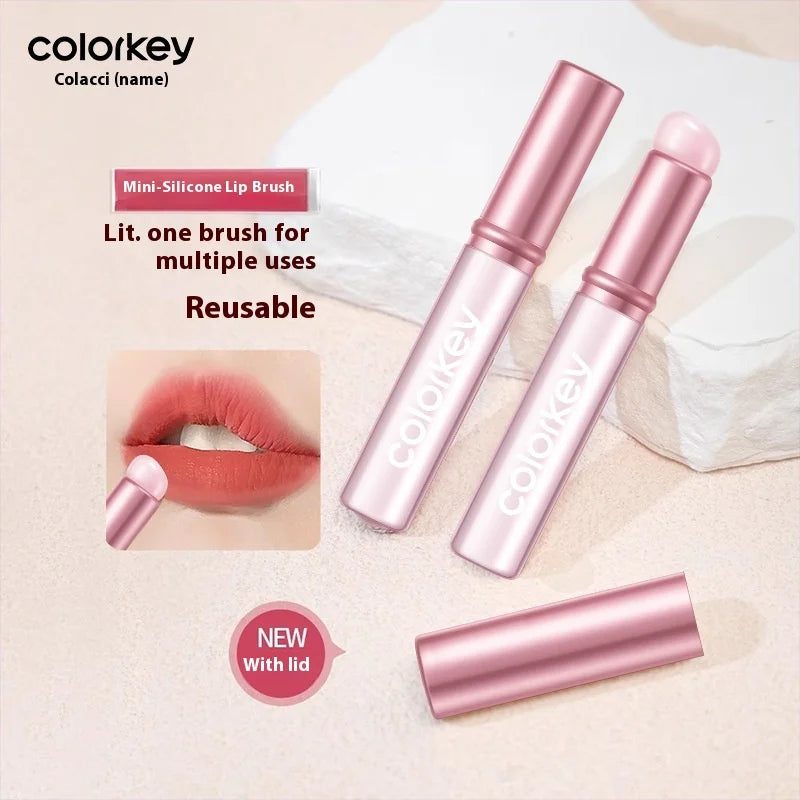 Colorkey Soft Silicone Lip Brush Jelly Makeup Blender Cream Liquid Makeup Applicator Tools Makeup Contouring Blending Tool