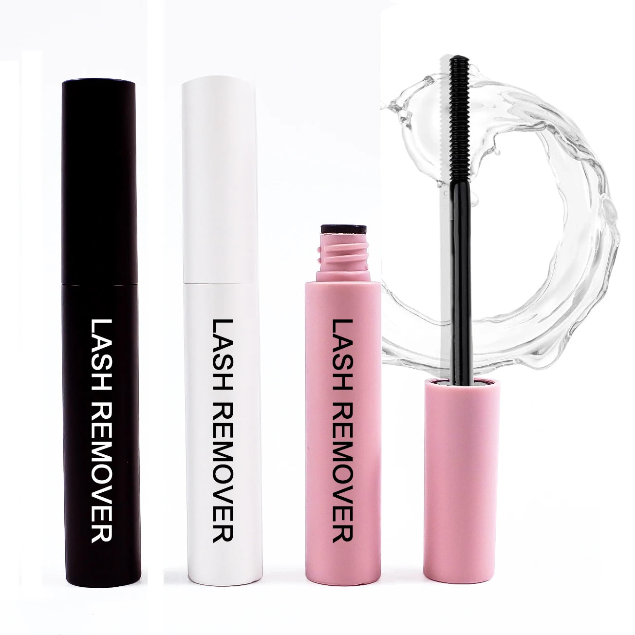 Lash Cluster Glue Bond and Seal Kit with Lash Glue Remover and Tweezers and Lash Brush for Lash Extension Clusters Makeup Tool,