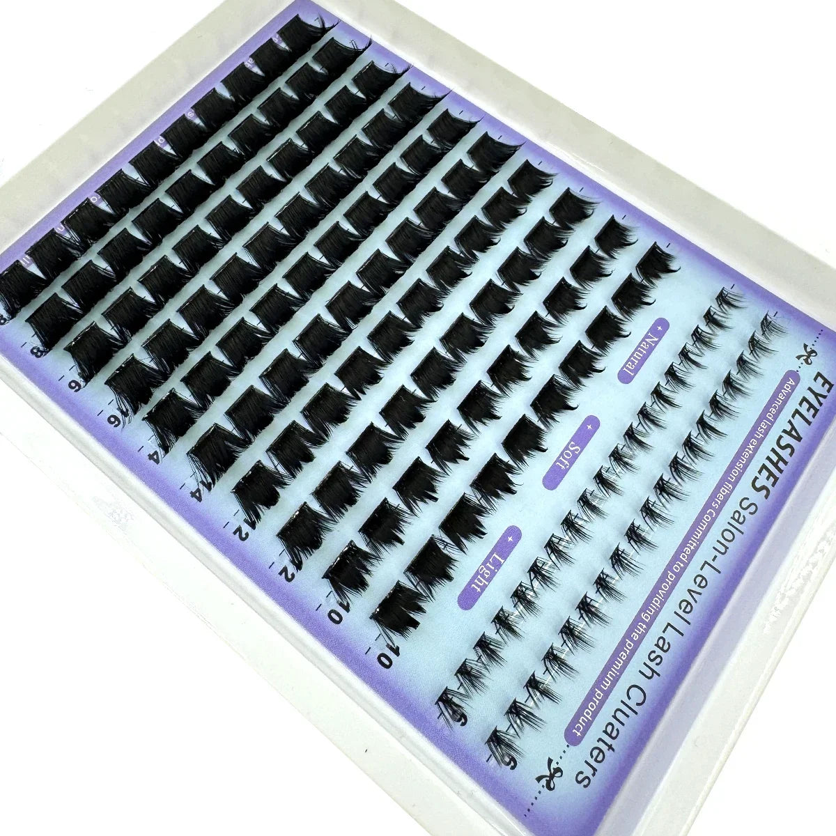 Wispy Manga Lashes Clusters Extension Unique Spiky Cluster  Anime Individuals Fairy Lashes 10-18mm