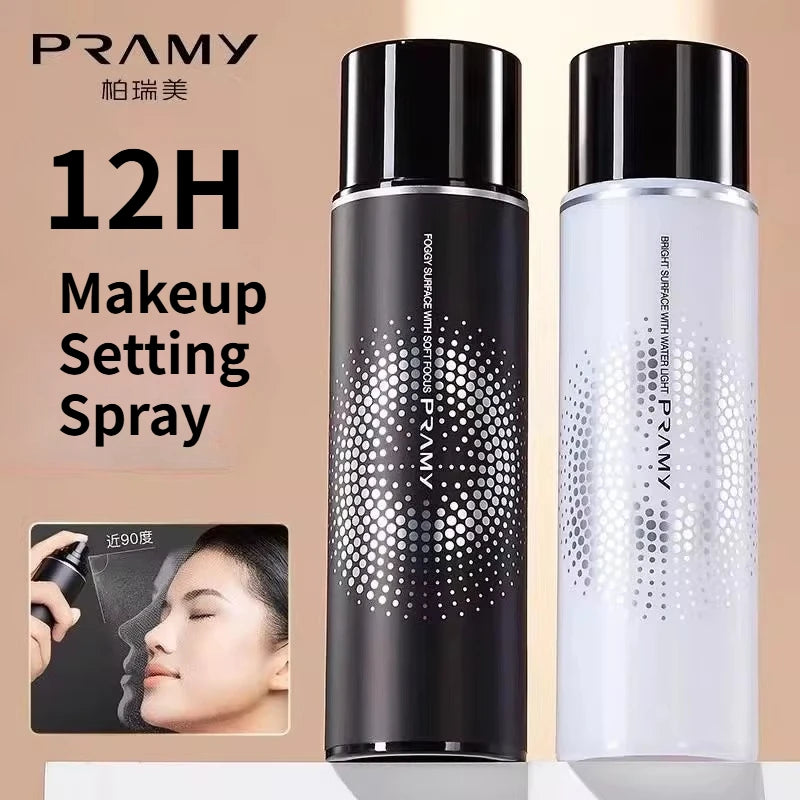 PRAMY Makeup Setting Spray 100ml - Long-Lasting & Water-Resistant Finish, Locks Makeup for Up to 12H Wear