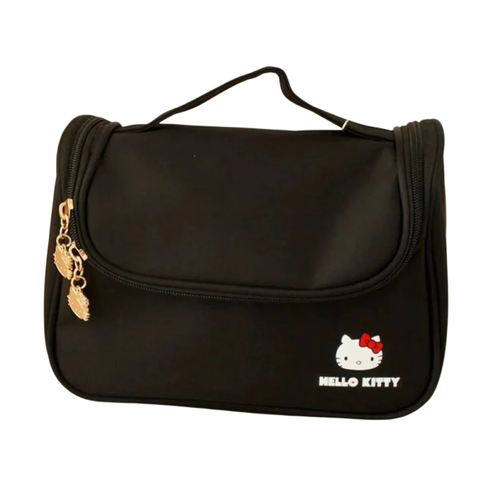Portable, hangable travel skincare and makeup storage bag, large-capacity cosmetic bag, Sanrio waterproof portable toiletry bag,