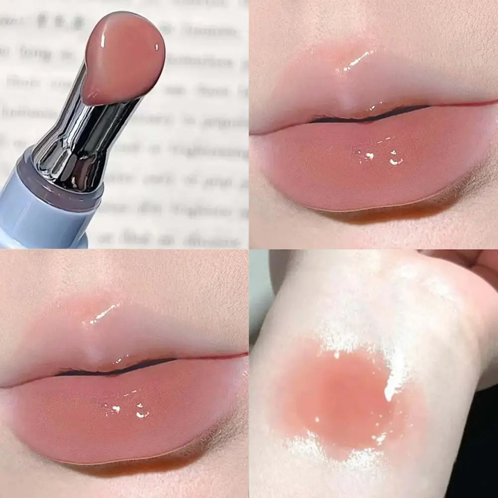 Mirror Watery Essence Lip Gloss Liquid Lipstick Jelly Lip Glaze Fading Lip Lines Water Light Jelly Makeup Moisturizing Lips Tint