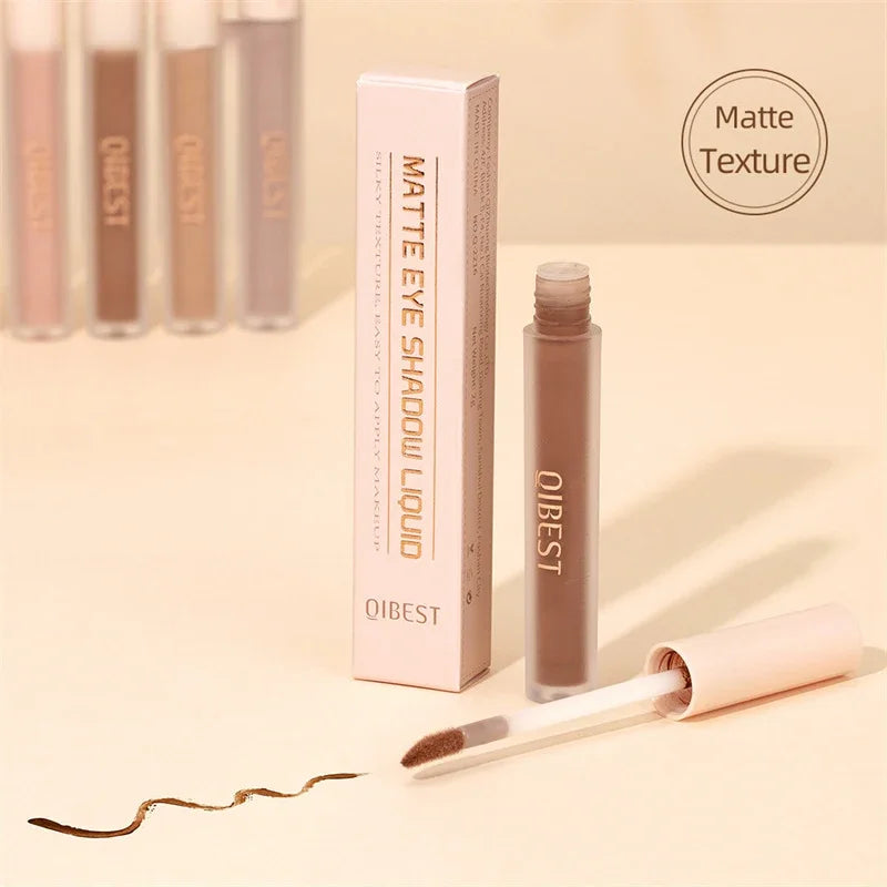 8 Colors Matte Nude Eye Bronzer Liquid Eyeshadow Waterproof Long Lasting Eye Shdaow Natural Cheek Contour Woman Makeup Cosmetic