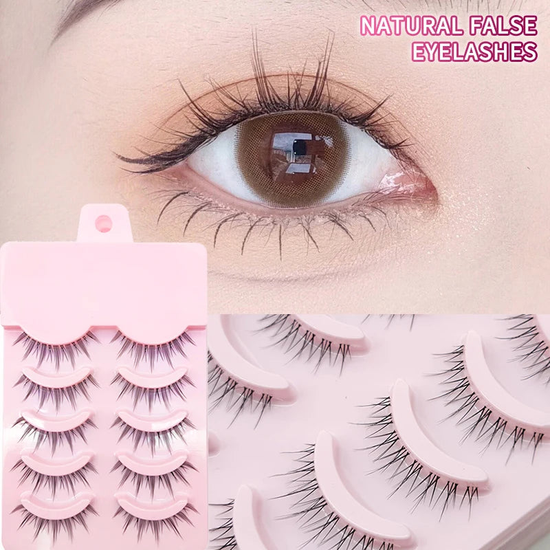 Hot Manga Lash Makeup Eyelashes Lashes Wispy Faux Mink Eyelashes Cosmetics Korean Style Free Shipping Soft New Natural Lashes