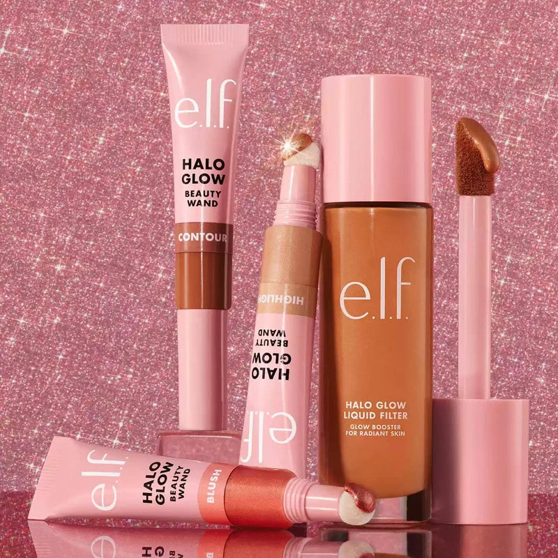 Elf New Cosmetics Lip Gloss Blush Highlighter Contour Stick Cream Lip and Cheek Dual-Use Liquid Blusher Setting Spray Primer Gel