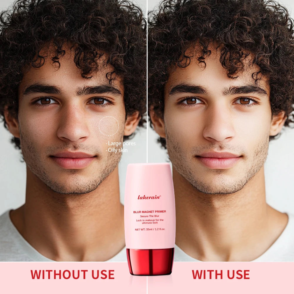 Lakerain Blur Magnet Primer Matte Finish Moisturizing Under Makeup Firming Light Beige Base Smooth Cosmetics Makeup Base