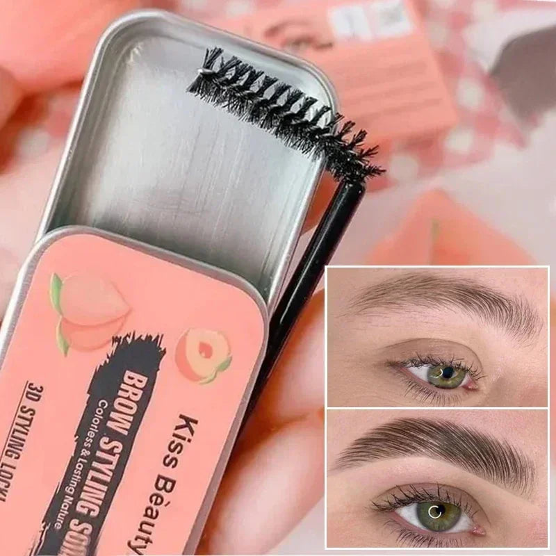 Colorless Transparent Eyebrow Gel Styling Soap Long-lasting Natural Refreshing Eyebrow Styling