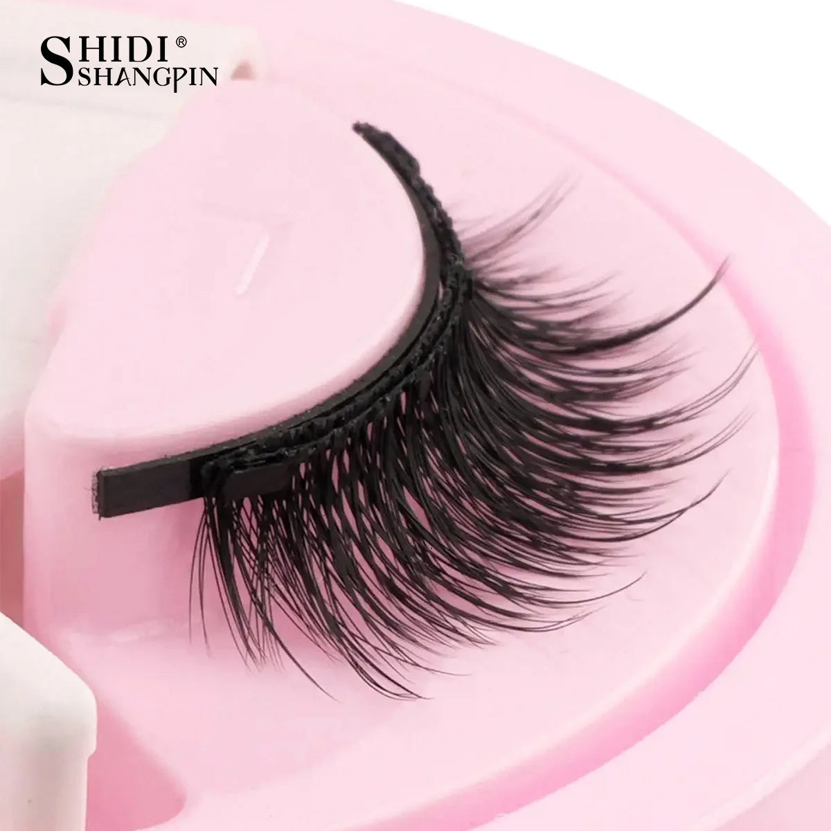1 Pair Reusable Magnetic Eyelashes Set With Magnetic Tweezers Natural Faux Mink Lashes Fluffy Fake Eyelash Extension Makeup Tool