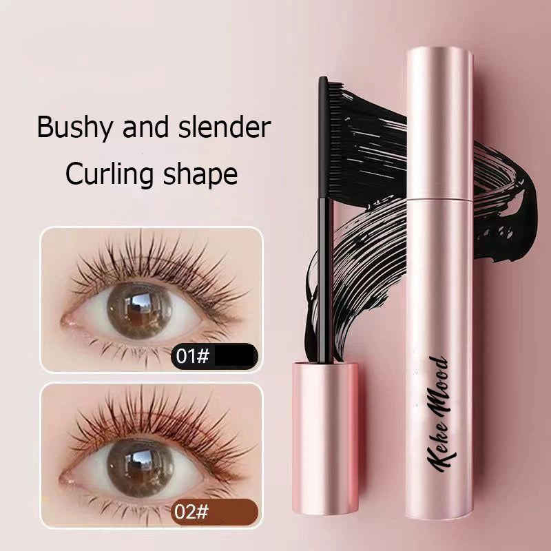 Lengthens Eyelashes Black Mascara Extra Volume Ultra-Fine Waterproof Curling Natural Lashes Mascara Female Eyes Cosmetic Makeup