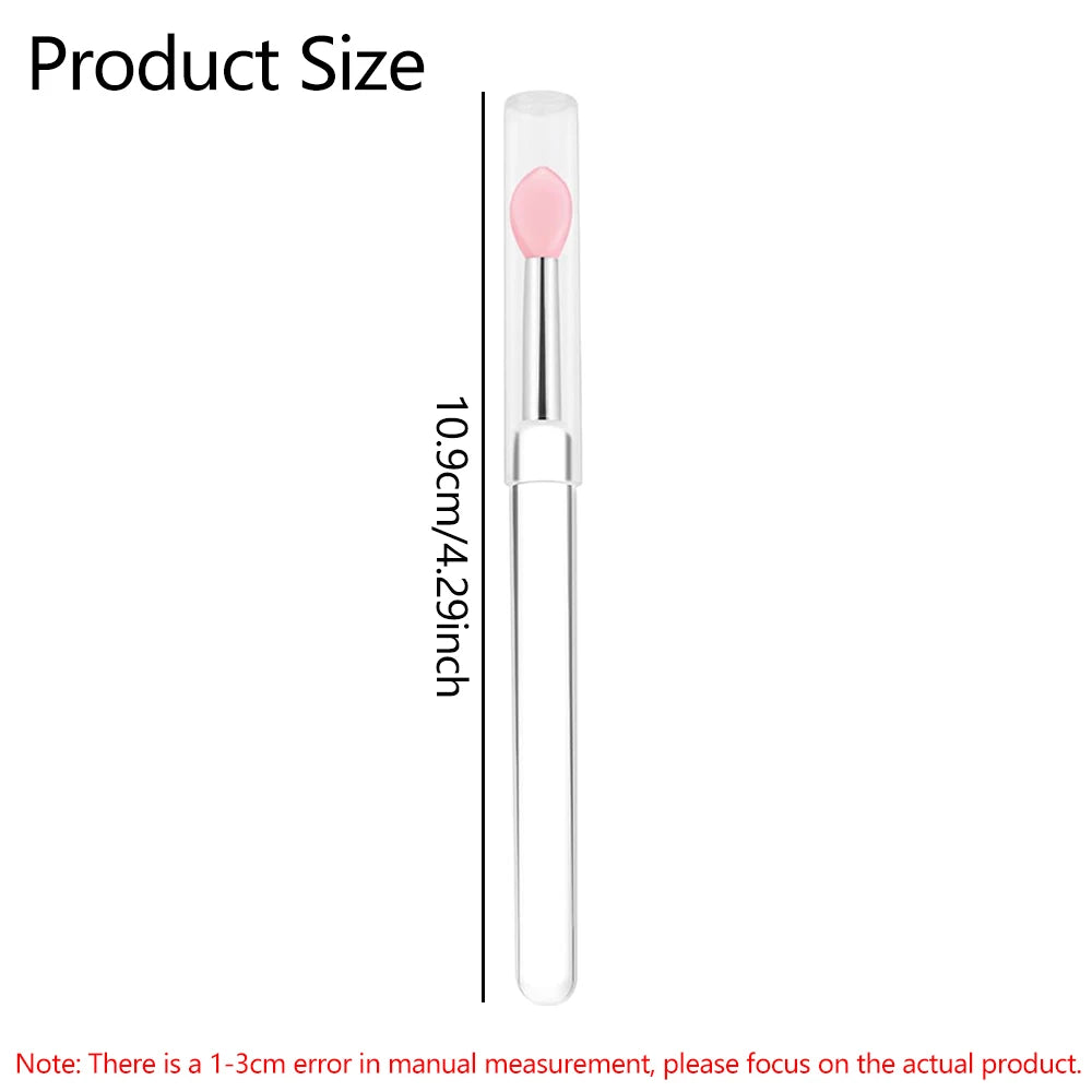 3/15PCS Reusable Lip Brush Silicone Lip Mask Applicator Transparent Lipstick Tool For Lip Gloss Eyeshadow Brushes Makeup Tools