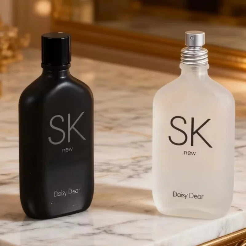 SK Time Travel Couple Perfume, Unisex Long Lasting Fragrance Affordable Eau De Toilette Cologne Unique Woody Floral Notes Scent