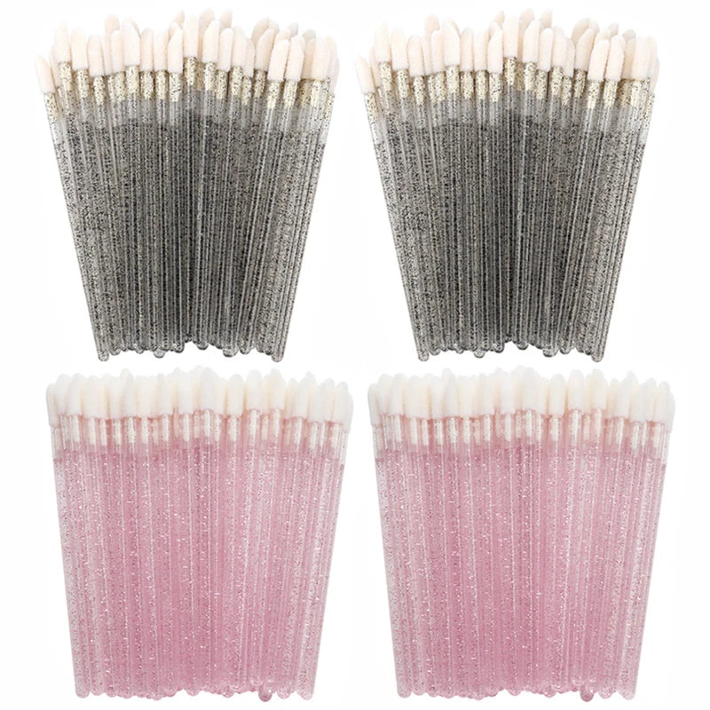 Disposable Lip 100/300PCS Brush Makeup Brushes Lipstick Applicator Wands Wholesale Eyelashes Extension Tool Beauty Accessories