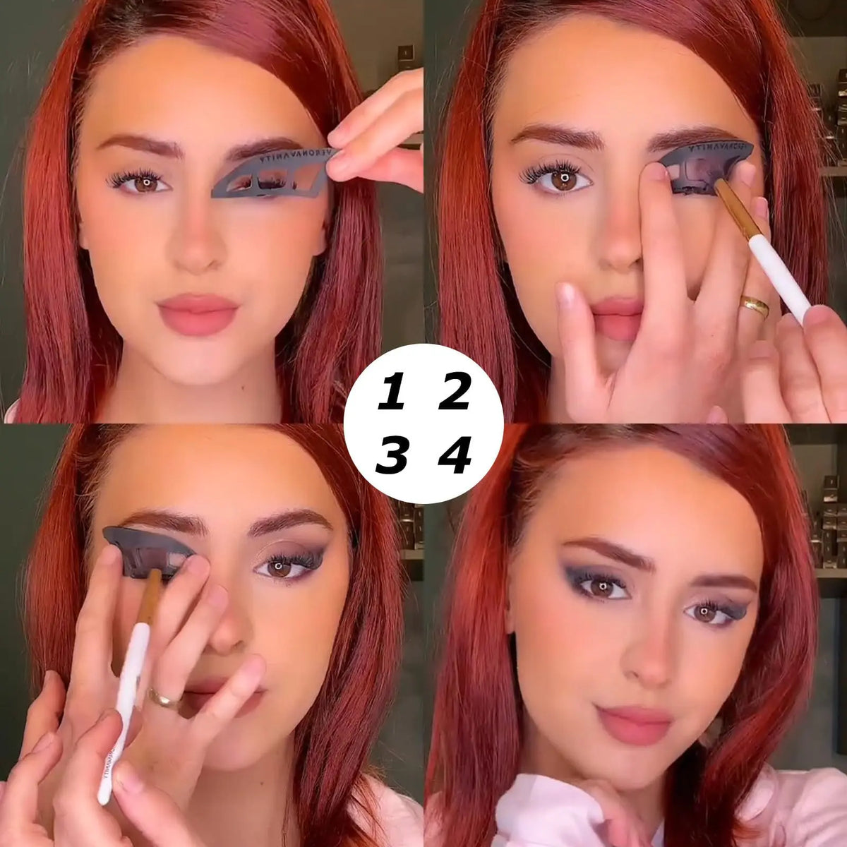 Quick Makeup Tool - Eye Shadow Auxiliary Tool Set, Eyeshadow Tools, Quick Makeup Templates, Eyeshadow Molds