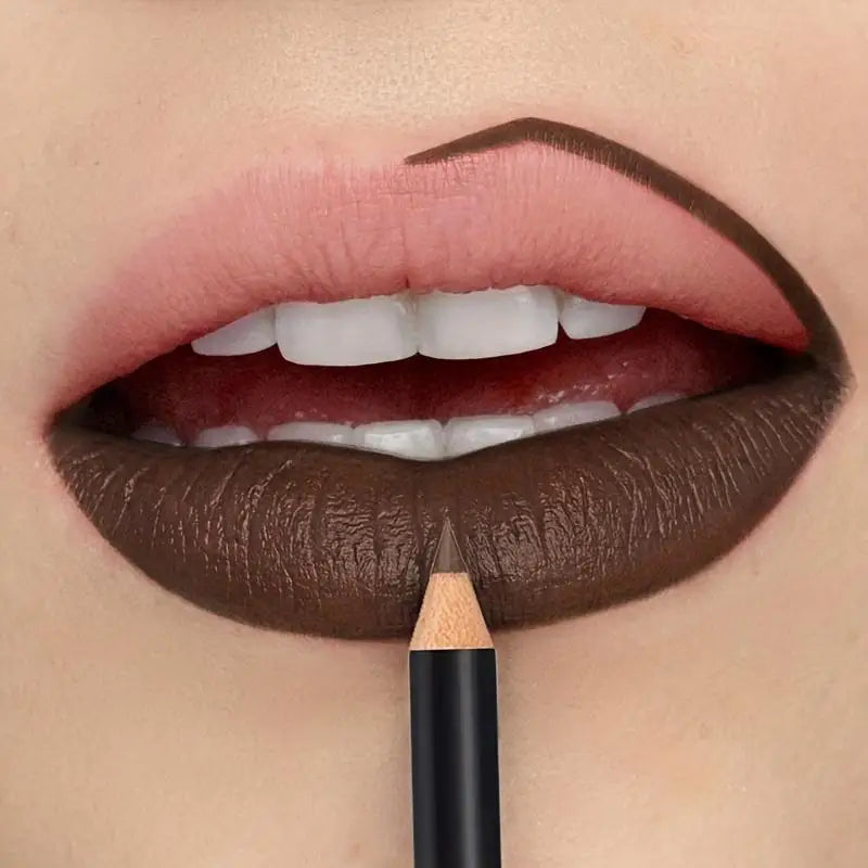 Wood Velvet Matte Lip Liner | Long-Lasting Non-Drying | Versatile Colors | Includes Berry, Brown, Pink, Purple and Red