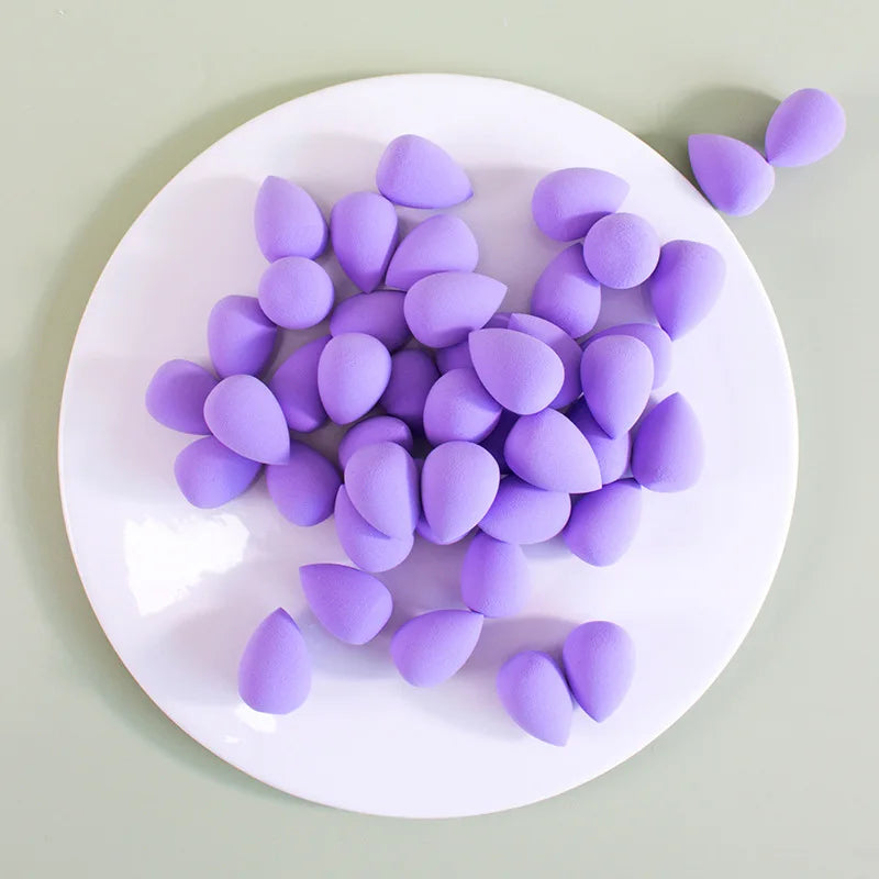 3/20/60Pcs Portable Reusable Water Drop Shape Mini Blender Sponge Beauty Cosmetic Foundation Cosmetic Sponge Makeup Blender